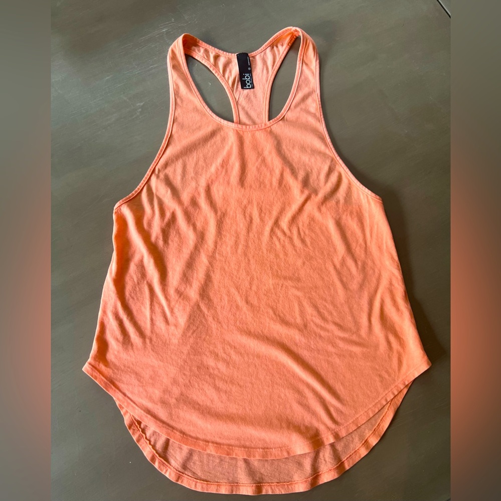 Bobi Racerback Tank in Guava Small